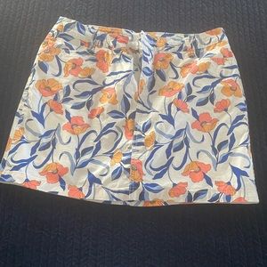 Fun colorful skort size 14